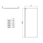 Ideal Standard Connect 2 - Paroi de douche Wetroom 1200 mm, noir / verre clair K9379V3 Ideal Standard Connect 2 - Paroi de douche Wetroom 1200 mm, noir / verre clair K9379V3