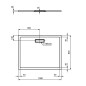 Ideal Standard Ultra Flat New - Receveur de douche 1000x800 mm, blanc mat T4468V1