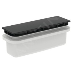 Ideal Standard Ultra Flat New - Garniture de vidage pour les receveurs, noir T4493V3