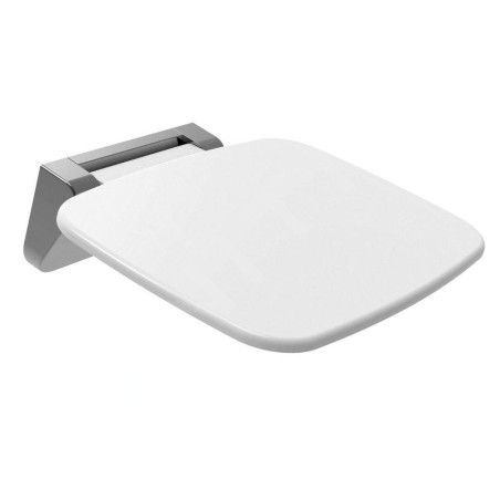 Polysan Saap - Siège de douche rabattable 350 x 328 mm, blanc CW1110W
