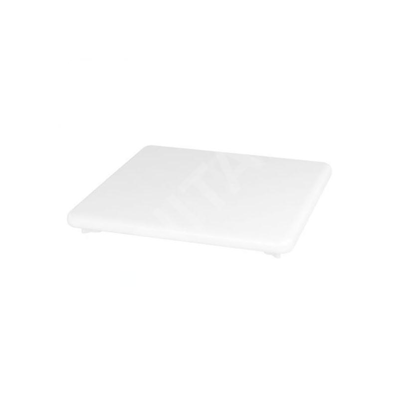 Kaldewei Accessoires - Cache bonde carré KA 120 pour baignoires Conoflat, émail, blanc 687772570001