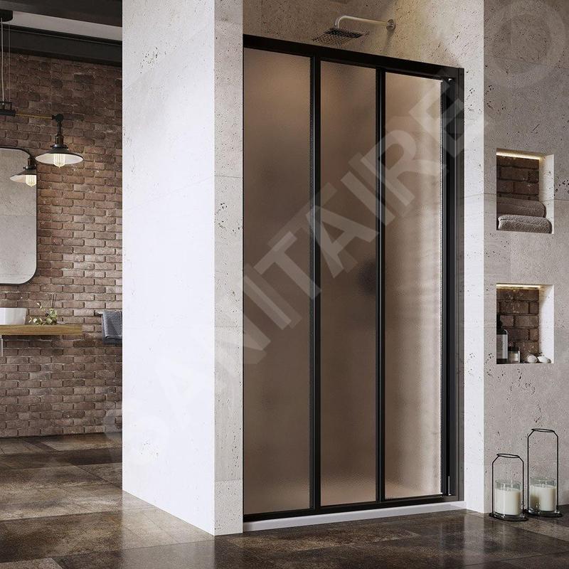 Ravak Supernova - Porte de douche Slim en trois partie ASDP3-100, 970-1010 mm, noir/verre Grape 00VA03R2ZG Ravak Supernova - Porte de douche Slim en trois partie ASDP3-100, 970-1010 mm, noir/verre Grape 00VA03R2ZG