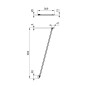 Ideal Standard Connect 2 - Bras de fixation, chrome K9381VA