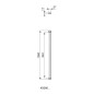 Ideal Standard Connect 2 - Bras de fixation, chrome K9380VA