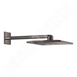 Grohe Rainshower SmartActive Cube - douche de tête 310, bras de douche 430 mm, 2 jets, Hard Graphite 26479A00