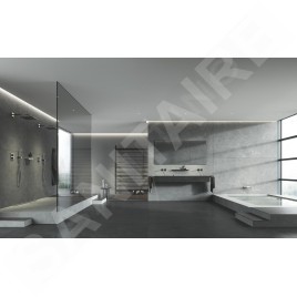 Grohe Rainshower SmartActive Cube - douche de tête 310, bras de douche 430 mm, 2 jets, Hard Graphite 26479A00
