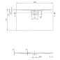 Villeroy & Boch Architectura MetalRim - Receveur de douche, 700x1200 mm, VilboGrip, blanc alpin UDA1270ARA215GV-01