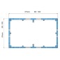 Villeroy & Boch Accessoires - Cadre de montage ViFrame pour receveurs en Quaryl jusqu’à 1000 x 1000 mm U91412300