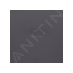 Villeroy & Boch Squaro Infinity - Receveur de douche, 900x900 mm, Quaryl, anthracite UDQ9090SQI1V-1S