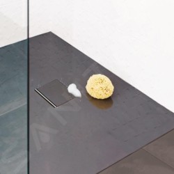 Villeroy & Boch Squaro Infinity - Receveur de douche, 900x900 mm, Quaryl, anthracite UDQ9090SQI1V-1S