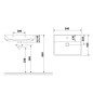 Bruckner Neon - Lavabo 500x415 mm, avec trop-plein, avec trou pour robinet, blanc 201.131.0 Bruckner Neon - Lavabo 500x415 mm, avec trop-plein, avec trou pour robinet, blanc 201.131.0