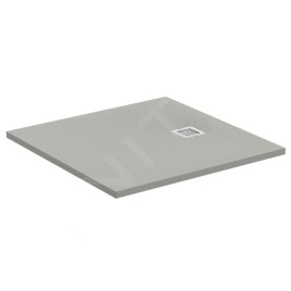 Ideal Standard Ultra Flat S - Receveur de douche 1000x1000 mm, gris béton K8216FS
