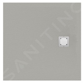 Ideal Standard Ultra Flat S - Receveur de douche 1000x1000 mm, gris béton K8216FS