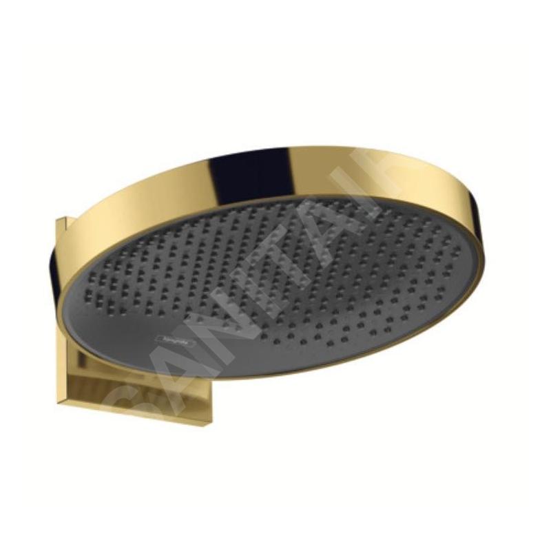 Hansgrohe Rainfinity - Douche de tête 360 avec raccord mural, 1jet, aspect doré poli 26230990