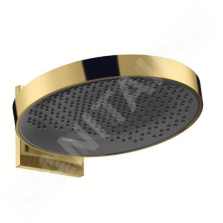 Hansgrohe Rainfinity - Douche de tête 360 avec raccord mural, 1jet, aspect doré poli 26230990