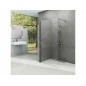 Ravak Walk-In - Paroi de douche Walk-in Wall 90, 900x2000 mm, noir/verre transparent GW9W70300Z1