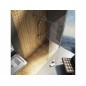 Ravak Walk-In - Paroi de douche Walk-in Wall 90, 900x2000 mm, noir/verre transparent GW9W70300Z1