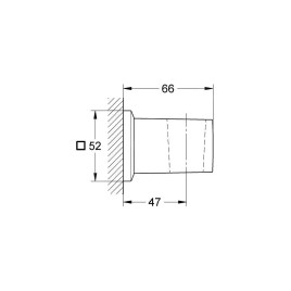 Grohe Allure Brilliant - Support mural de douchette, supersteel 27706DC0