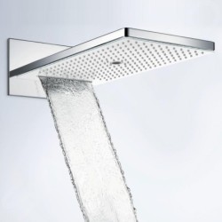 Hansgrohe Rainmaker Select - Douche de tête 580, 3 jets, noir/chrome 24001600