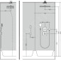 Hansgrohe Rainmaker Select - Douche de tête 460, 2 jets, bras de douche 100 mm, blanc/chrome 24004400 Hansgrohe Rainmaker Select - Douche de tête 460, 2 jets, bras de douche 100 mm, blanc/chrome 24004400