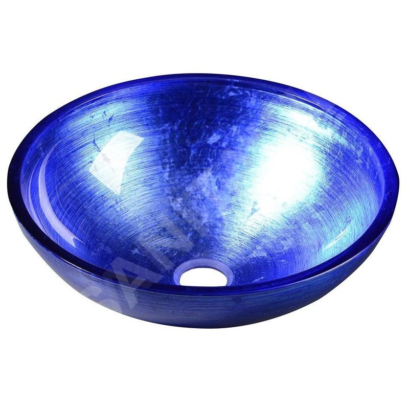 Sapho Murano - Lavabo en verre BLU, 400x140 mm, bleu AL5318-65 Sapho Murano - Lavabo en verre BLU, 400x140 mm, bleu AL5318-65