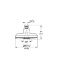 Grohe Rainshower - Douche de tête, 1 jet, chrome 27135000 Grohe Rainshower - Douche de tête, 1 jet, chrome 27135000
