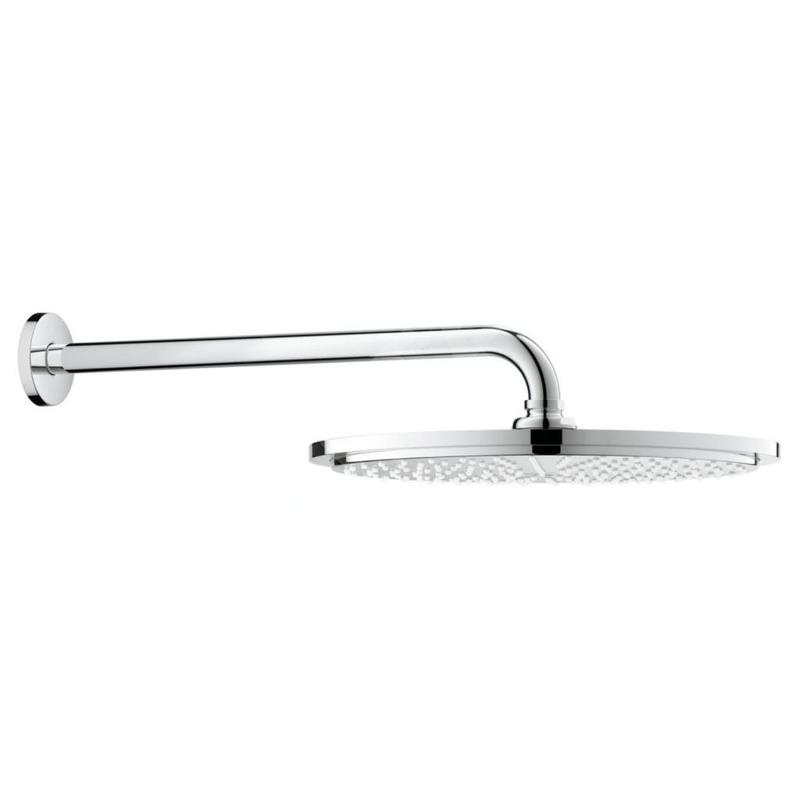 Grohe Rainshower - Douche de tête Cosmopolitan 310, 1 jet, bras de douche 380 mm, chrome 26056000