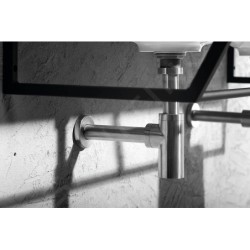 Sapho Minimal - Siphon de lavabo 1 1/4", inox MI036
