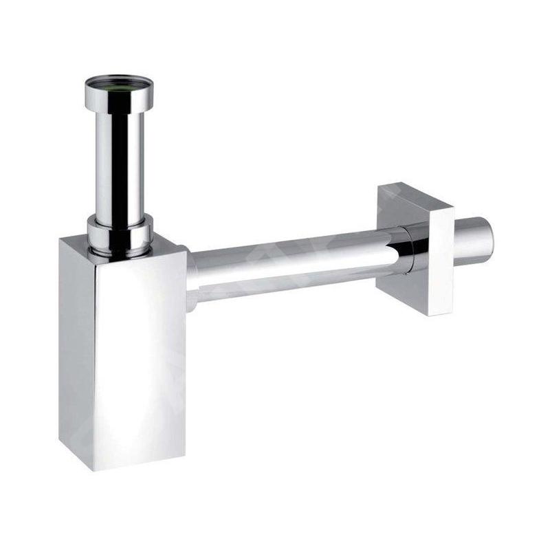 Sapho Piquadrato - Siphon de lavabo 1"1/4, sortie d'évacuation 32 mm, chrome 0510OT25K7