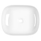 Sapho Lavabos - Lavabo Lira 505x410 mm, sans trou pour robinet, sans trop-plein, blanc AR419 Sapho Lavabos - Lavabo Lira 505x410 mm, sans trou pour robinet, sans trop-plein, blanc AR419