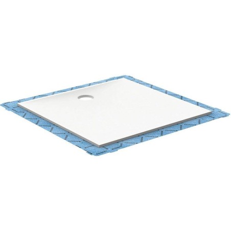 Geberit Setaplano - Receveur de douche plat, 1000x1400 mm, matériau minéral, Antislip, blanc alpin 154.284.11.1
