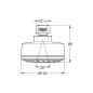 Grohe Tempesta New - Douche de tête Cosmopolitan 100, 1 jet, chrome 26051001