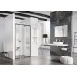 Ravak Pivot - Porte de douche pivotante en deux parties PDOP2-120, 1161-1211 mm, noir/verre 03GG0300Z1