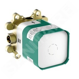 Axor Corps d’encastrement - Corps d'encastrement pour douche de tête, 2 jets, avec bras de douche 35361180