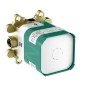 Axor Corps d’encastrement - Corps d'encastrement pour douche de tête, 2 jets, avec bras de douche 35361180