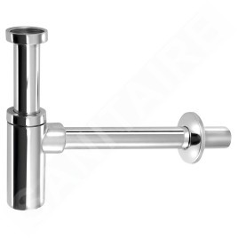 Sapho Siphons - Siphon de lavabo 1 1/4, sortie d'évacucation 32 mm, chrome SI511