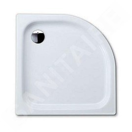Kaldewei Advantage - Receveur de douche asymétrique Zirkon 502-1, 750 x 900 mm, blanc - Receveur de douche, antidérapant, effet