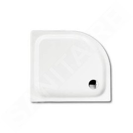 Kaldewei Advantage - Receveur de douche asymétrique Zirkon 501-1, 900 x 750 mm, blanc - Receveur de douche, Perl-Effect, sans