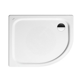 Kaldewei Advantage - Receveur de douche asymétrique Zirkon 605-1, 1000 x 800 mm, blanc - Receveur de douche, antidérapant,