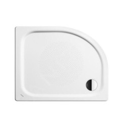 Kaldewei Advantage - Receveur de douche asymétrique Zirkon 602-1, 800 x 1000 mm, blanc - Receveur de douche, antidérapant, sans