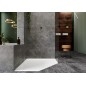Kaldewei Avantgarde - Receveur de douche pentagonal Cornezza 672-2, 1000x1000 mm, antidérapant, effet Perl, sans support en