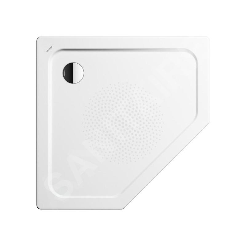 Kaldewei Avantgarde - Receveur de douche pentagonal Cornezza 671-1, 900x900 mm, antidérapant, sans support en polystyrène,