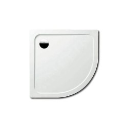 Kaldewei Ambiente - Receveur de douche quart de rond Arrondo 870-2, 900x900 mm, antidérapant, effet Perl, support en