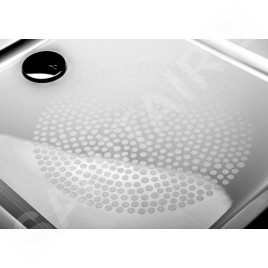 Kaldewei Avantgarde - Receveur de douche Conoflat 781-1, 1000x800 mm, Antidérapant sur toute la surface, Effet Perl, sans