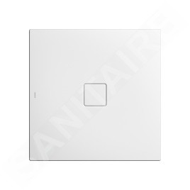 Kaldewei Avantgarde - Receveur de douche Conoflat 780-2, 900x800 mm, Perl-Effect, avec support en polystyrène, blanc