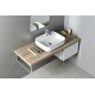 Sapho Lavabos - Lavabo à poser, 500x400 mm, avec un trou pour robinet, sans trop-plein, blanc AR452 Sapho Lavabos - Lavabo à poser, 500x400 mm, avec un trou pour robinet, sans trop-plein, blanc AR452