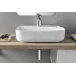 Sapho Lavabos - Lavabo à poser, 500x400 mm, avec un trou pour robinet, sans trop-plein, blanc AR452 Sapho Lavabos - Lavabo à poser, 500x400 mm, avec un trou pour robinet, sans trop-plein, blanc AR452