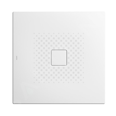 Kaldewei Avantgarde - Receveur de douche Conoflat 786-1, 1000x1000 mm, antidérapant, sans support en polystyrène, blanc