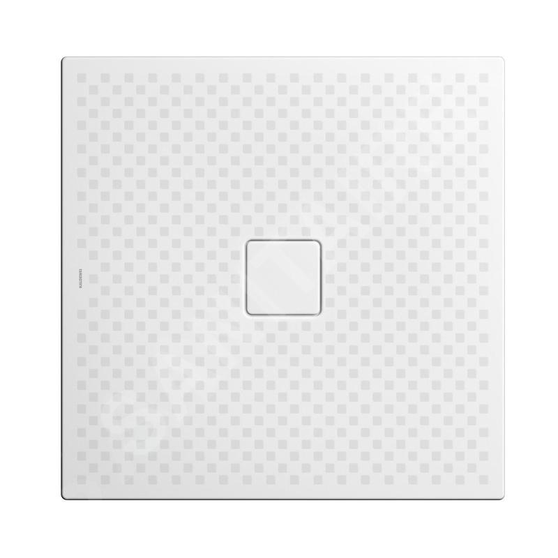 Kaldewei Avantgarde - Receveur de douche Conoflat 786-1, 1000x1000 mm, antidérapant sur toute la surface, effet Perl, sans