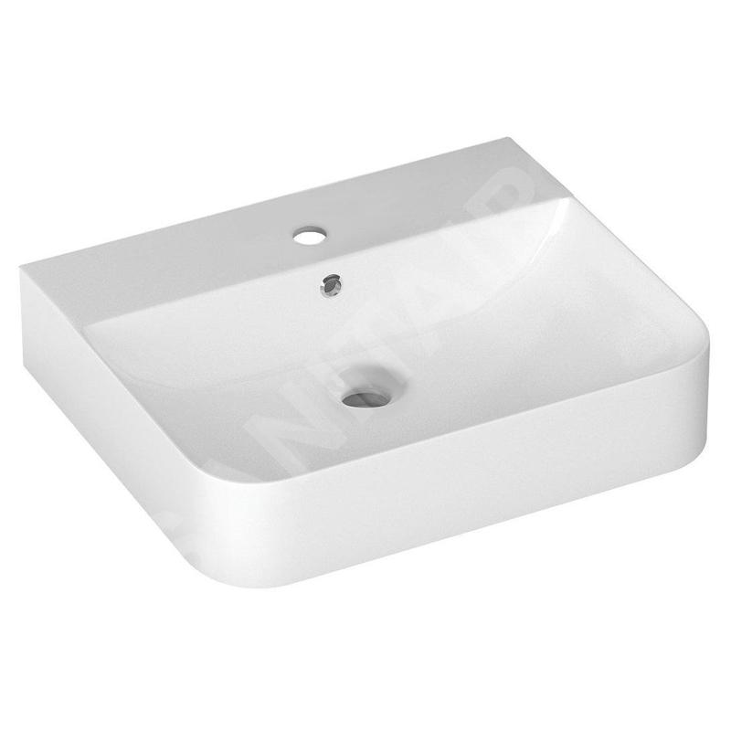 Sapho Isvea Sott Aqua - Vasque 605x500 mm, avec un trou pour robinet, blanc 10SQ51061 Sapho Isvea Sott Aqua - Vasque 605x500 mm, avec un trou pour robinet, blanc 10SQ51061